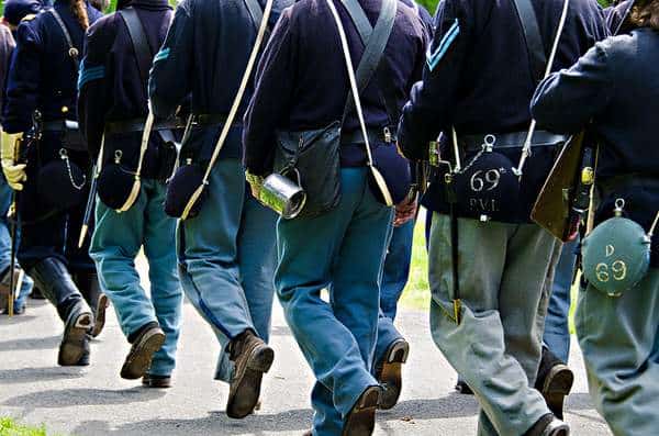 Civil War Marching Brigade - Reenactment | Irish American Mom Civil War Marching Brigade - Reenactment