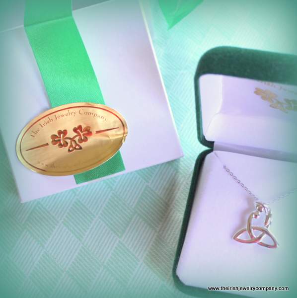 Perfect Irish gift a trinity knot necklace | Irish American Mom Perfect Irish gife - a trinity knot necklace