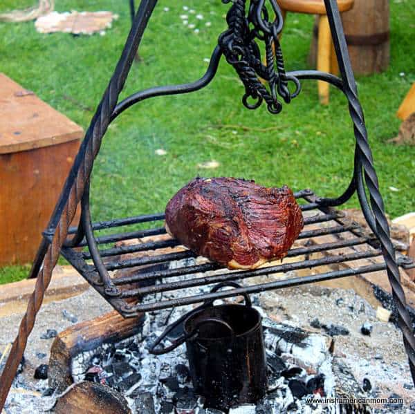 Grilling Meat Viking Style | Irish American Mom Grilling Meat Viking Style