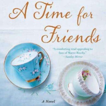 Teacups on a book cover with text overlay