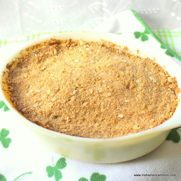 Apple Crumble Out Of The Oven | Irish American Mom Apple Crumble Out Of The Oven