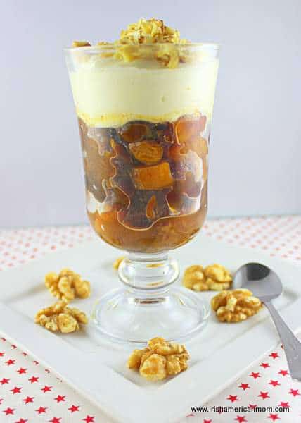 Dried fruit salad with yogurt cream topping | Irish American Mom Dried fruit salad with yogurt cream topping