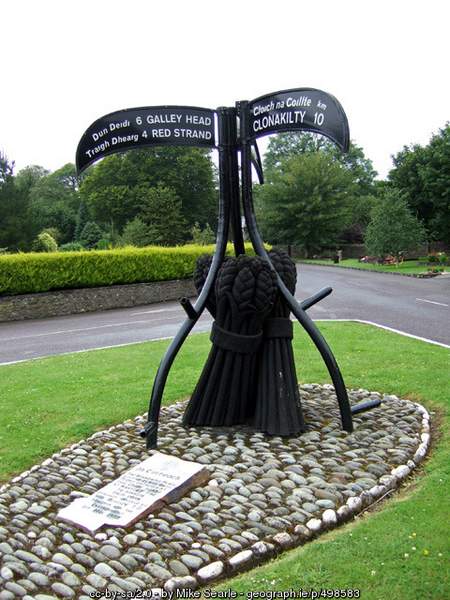 Castlefreke Signpost and Sculpture | Irish American Mom Castlefreke Signpost and Sculpture
