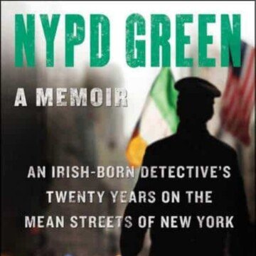 A silhouette of a cop with text overlay