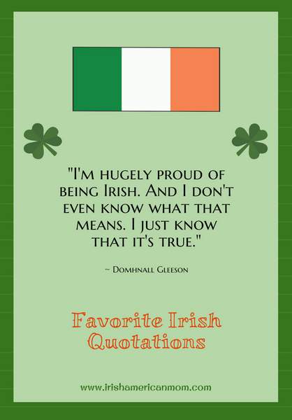 Proud To Be Irish | Irish American Mom Proud To Be Irish
