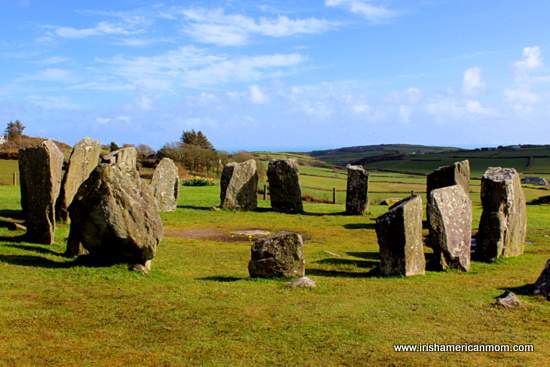 View of Drombeg Stone Circle | Irish American Mom View of Drombeg Stone Circle