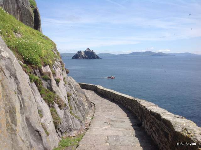 Path on Skellig Michael | Irish American Mom Path on Skellig Michael
