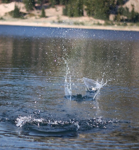 Skipping Stones over the surface of the water | Irish American Mom Skipping Stones over the surface of the water