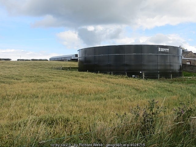 Slurry tank on a Northern Ireland farm | Irish American Mom Slurry tank on a Northern Ireland farm