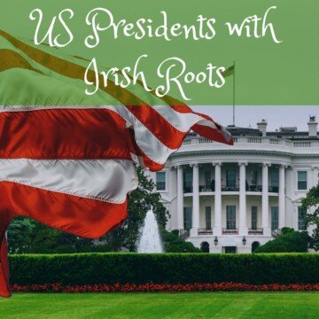 US Flag beside a building with text overlay