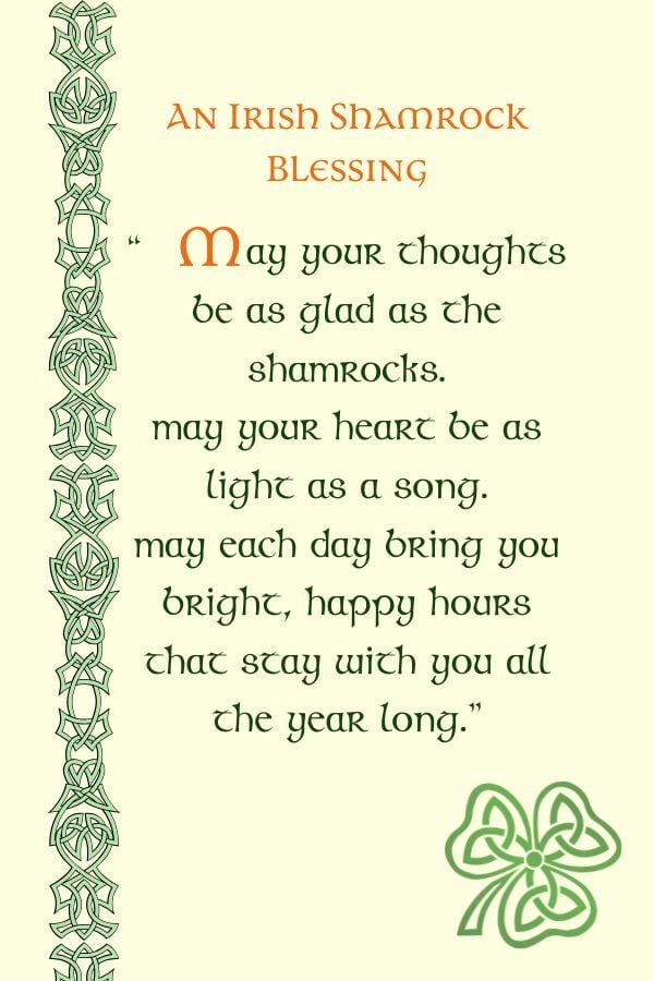 Irish-themed graphic titled 