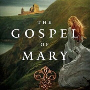 Text superimposed on an image of a woman standing on a hillside with a castle in the distance