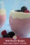 Irish cream berry mousse