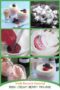 Collage showing how to make a homemade mousse dessert