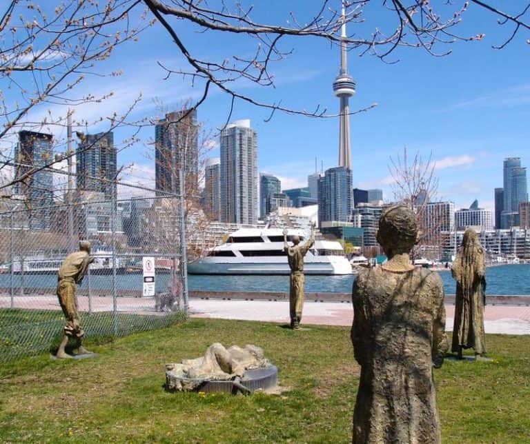 Famine Memorial At Ireland Park Toronto