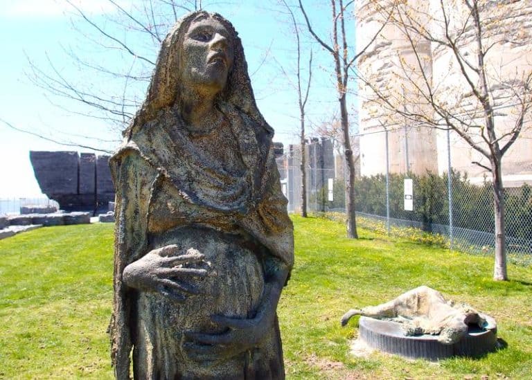 Famine Memorial At Ireland Park Toronto