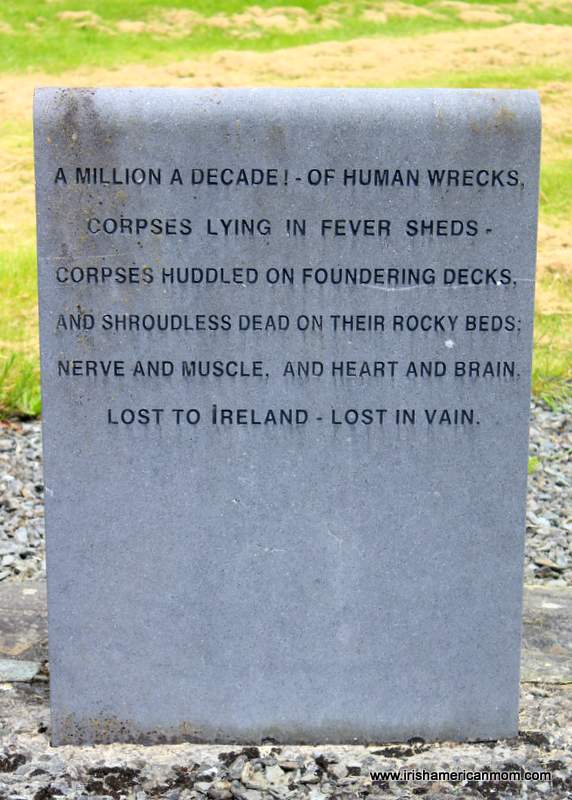 Remembering the victims of Ireland's Great Hunger with a memorial stone in Skibbereen