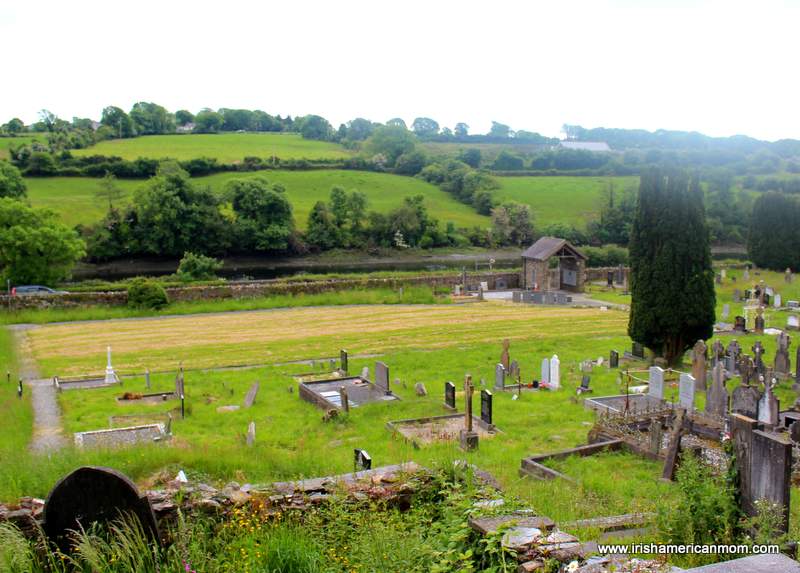 View from above the Famine burial ground at Abbeystrewry in Skibbereen County Cork