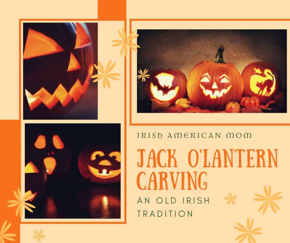 Carving pumpkins is an old Irish tradition
