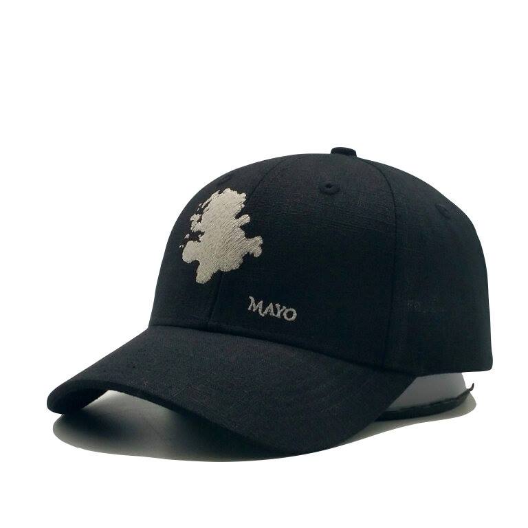 County Mayo Baseball Cap by Celtic Roots Apparel | Irish American Mom A close up of a hat