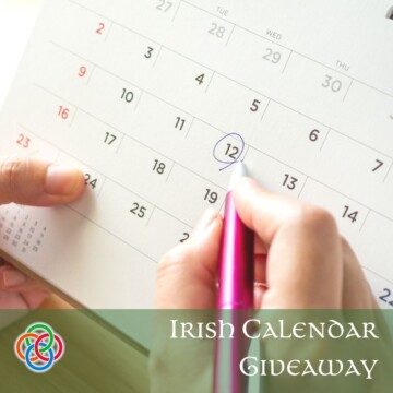 Writing on a calendar with a pen plus text banner
