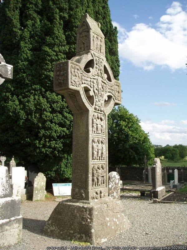 Carved stone cross
