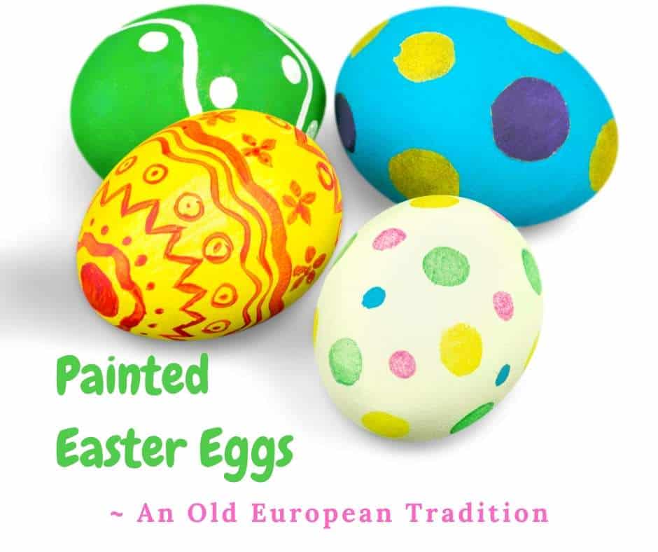 Painted Easter Eggs | Irish American Mom Brightly colored painted eggs for Easter