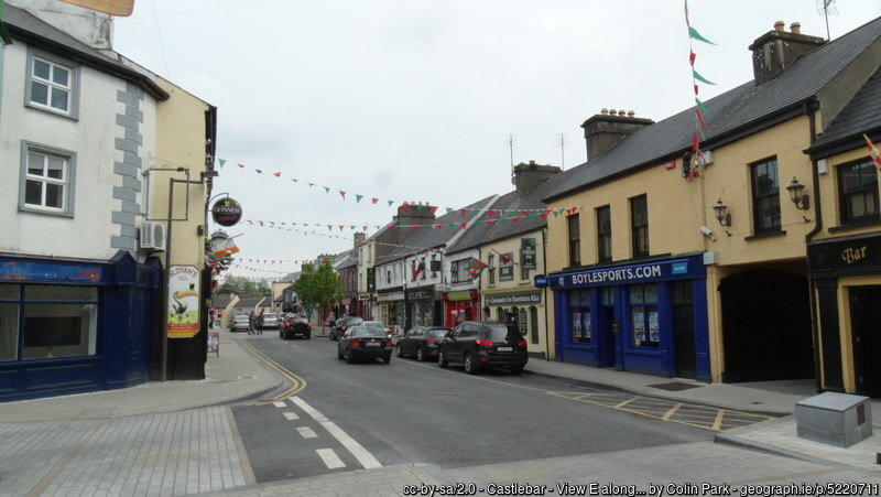 Street in a town