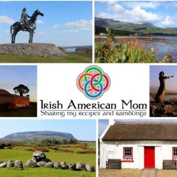Collage of scenes from Ireland with a central text banner