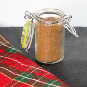 Spice in a small mason jar