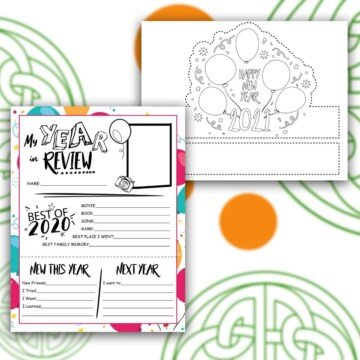 Text on pages over Celtic designs