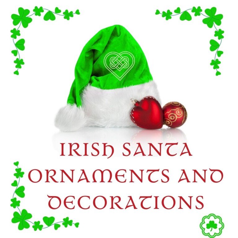 Irish Santa Claus Decorations and Ornaments for Christmas