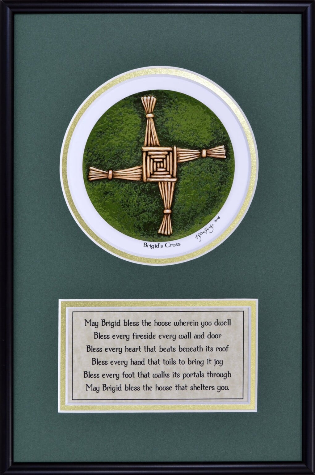 Saint Brigid's Blessing For The Home Framed Printable