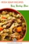 Beef barley stew featured in a text graphic