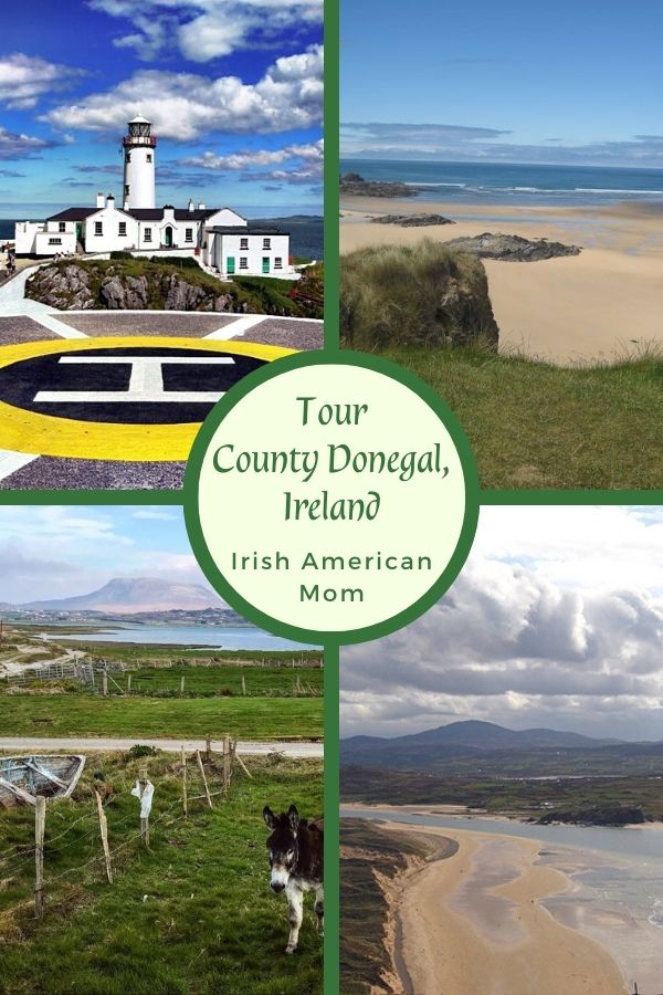 Four image collage featuring landscape images of Ireland
