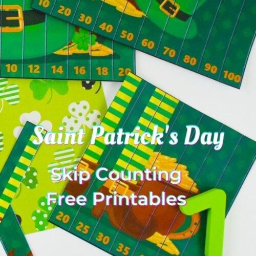 Irish activity pages with text overlay
