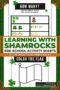 Two-panel Celtic-styled collage in shamrock green (#218C0E), warm orange (#E67519), and soft grey (#EEEEEE) showcasing two variations of shamrock preschool activity and coloring worksheets.