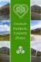 Pinterest graphic titled “Croagh Patrick, County Mayo” featuring a collage of mountain trails, summit views over Clew Bay, a statue near the base, and rocky slopes of Croagh Patrick with green Irish-themed design elements.