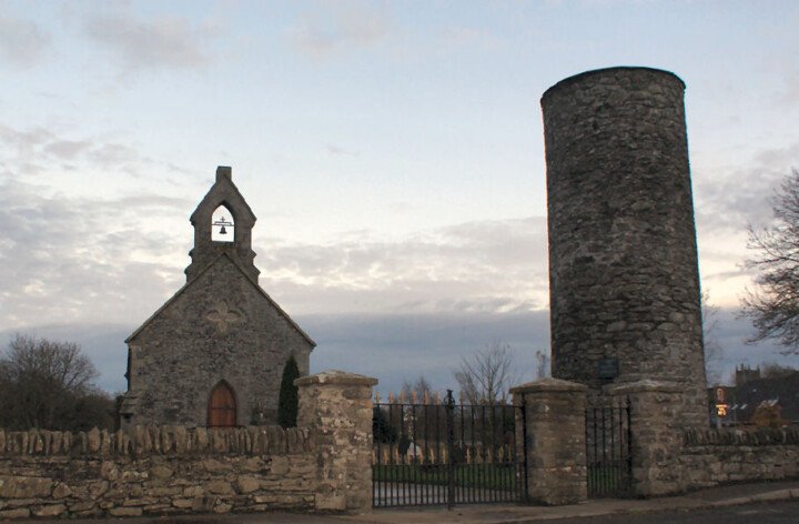 Old church and round tower