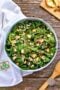 Spinach salad in a bowl
