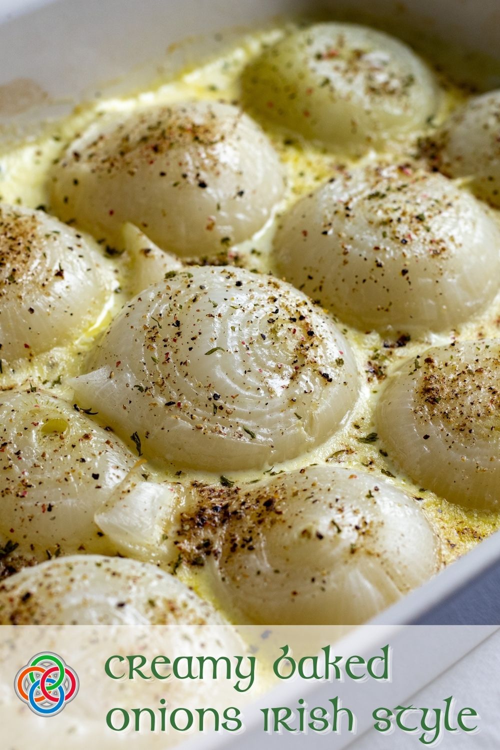 Creamy Oven Baked Onions Irish Style