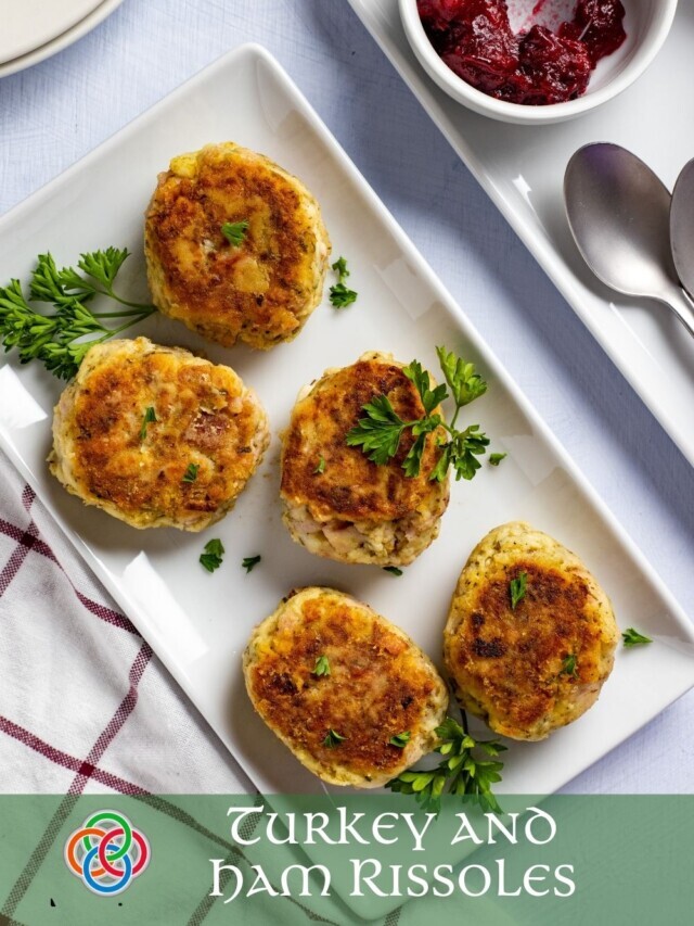Leftover Turkey and Ham Rissoles