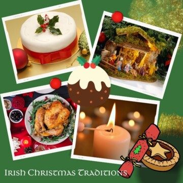 Christmas collage with text