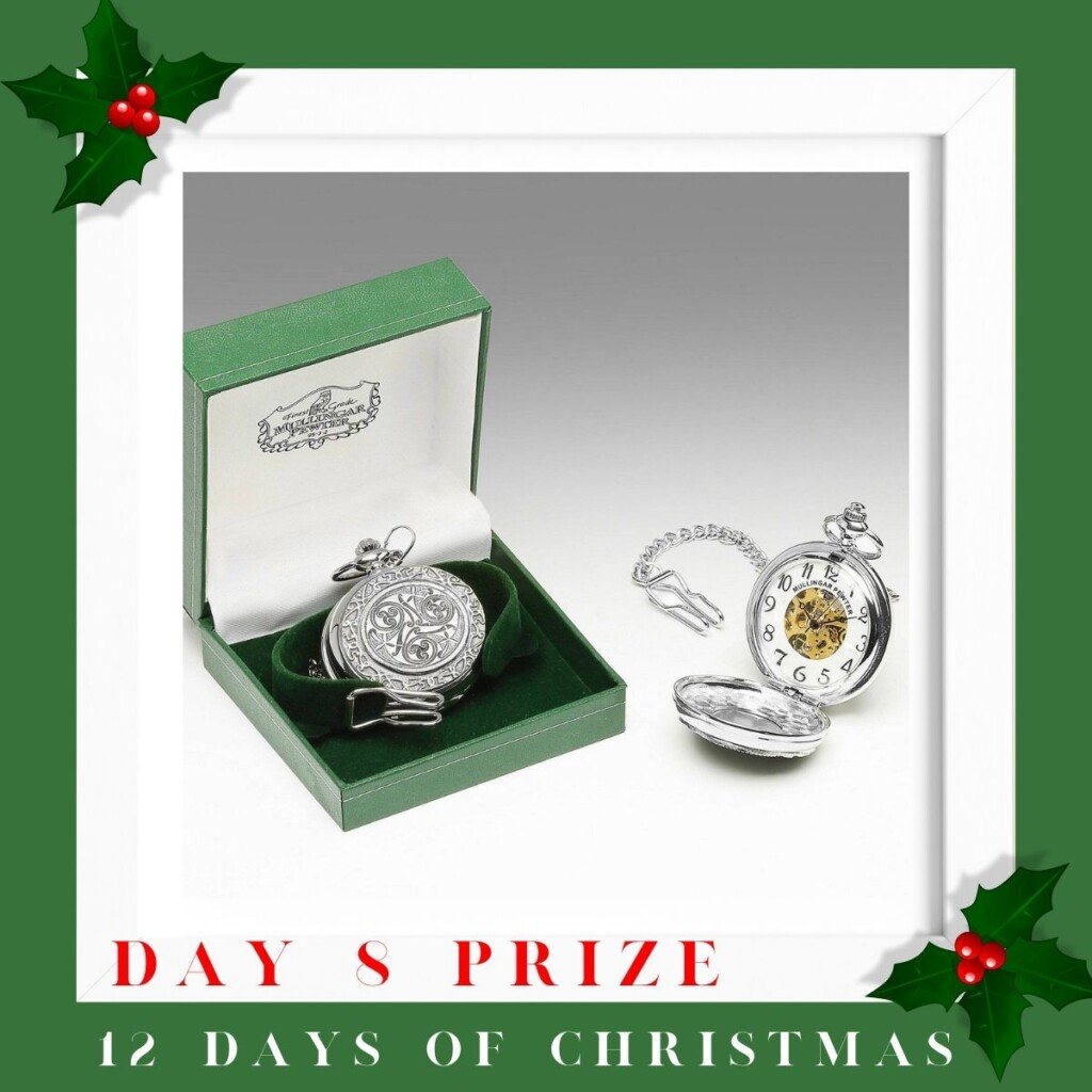 Celtic Pocket Watch By Mullingar Pewter Day 8 Gift