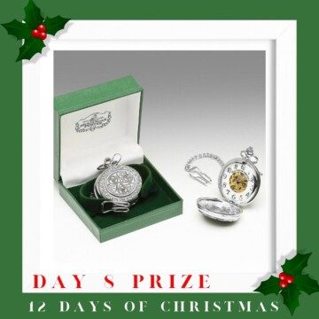 Celtic pocket watch in a gift box
