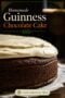 Cover image for a Guinness chocolate cake recipe titled 'Homemade Guinness Chocolate Cake' by Irish American Mom, showing a frosted chocolate cake.