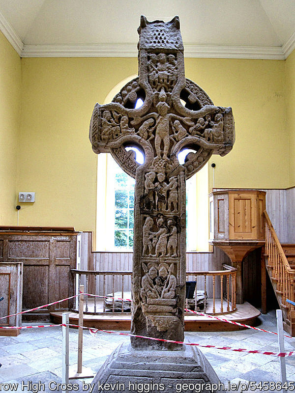 Stone cross with inscriptions