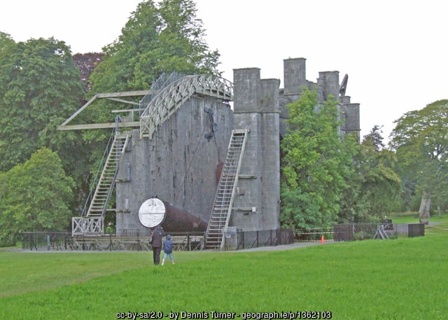 Giant Telescope in a field