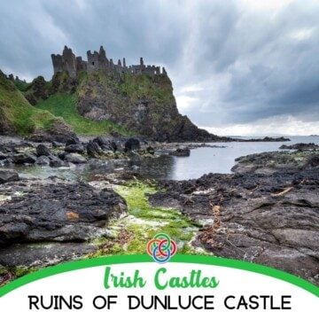 Castle on a cliff by the ocean