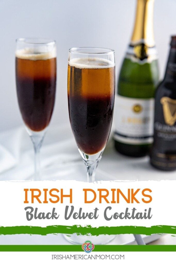 How To Make A Black Velvet Cocktail Irish Drinks Tutorial